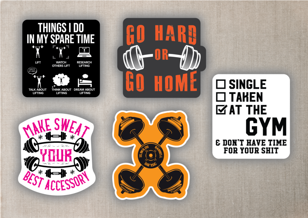 Gym Sticker Packs • Steam Engine Stickers